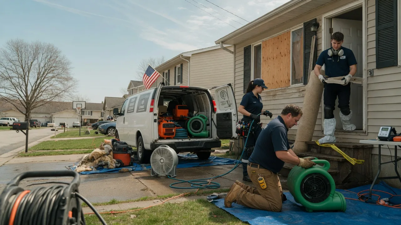 Water Damage Restoration in Paradise, TX near me
